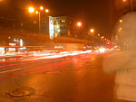 street at night, lightmoving