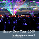 Happy New Year 2005 - card